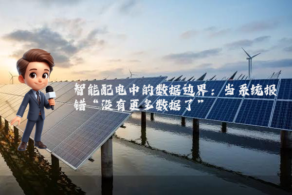 智能配电中的数据边界：当系统报错“没有更多数据了”
