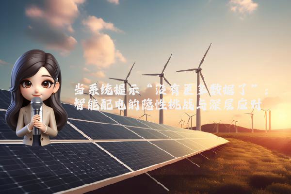当系统提示“没有更多数据了”：智能配电的隐性挑战与深层应对