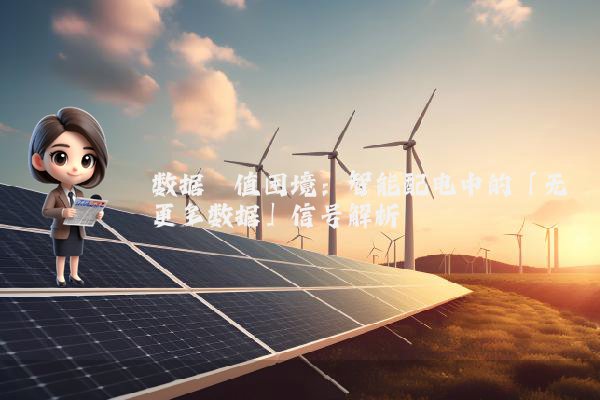 数据阈值困境：智能配电中的「无更多数据」信号解析